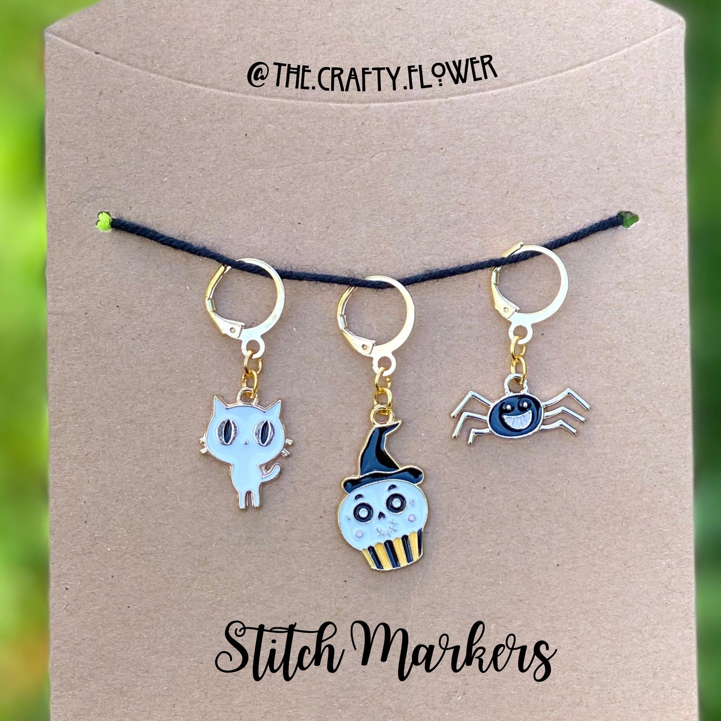 Spooky & Delectable Stitch Markers Set (3)