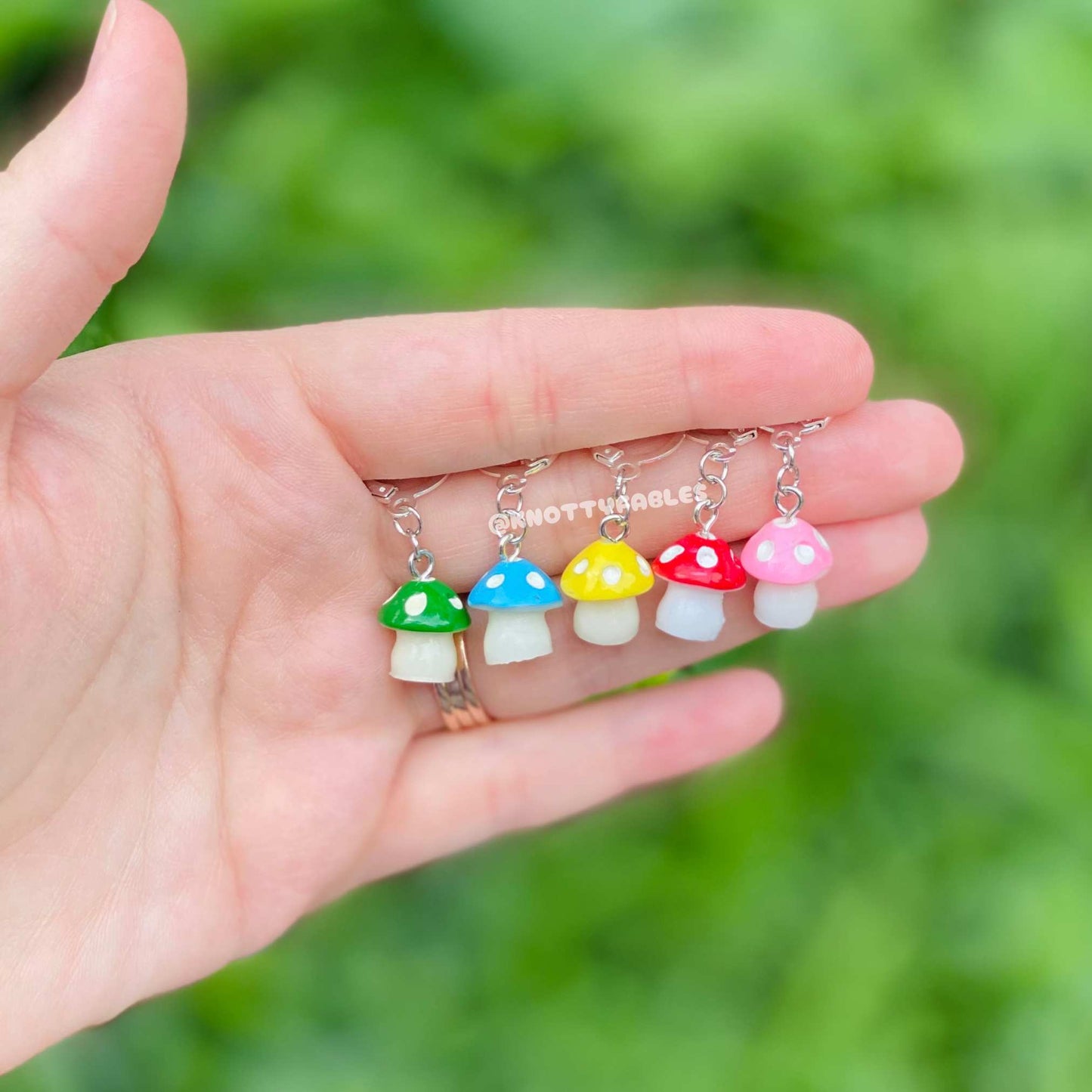 Mushie Stitch Markers (5)