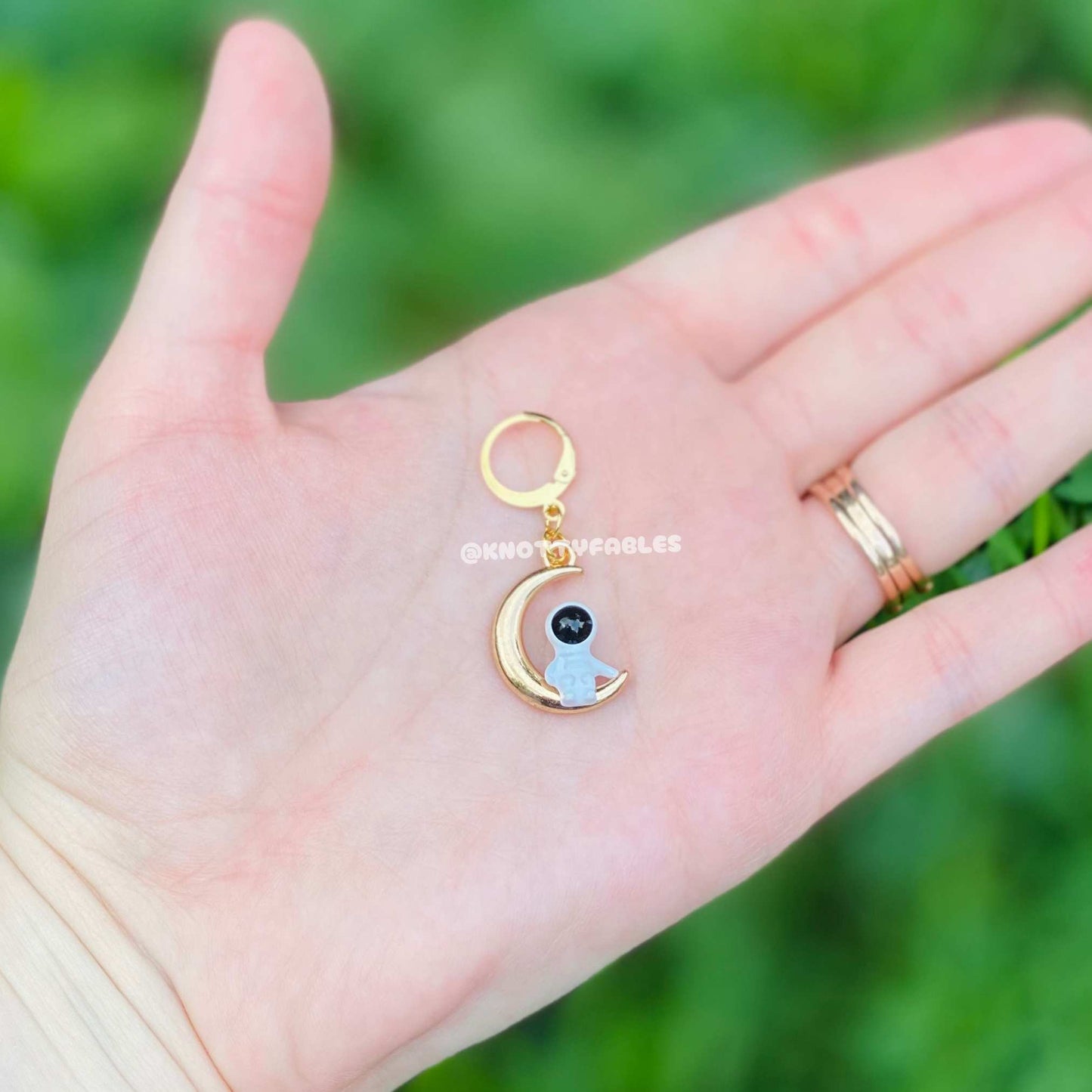 Moon Rider Stitch Marker