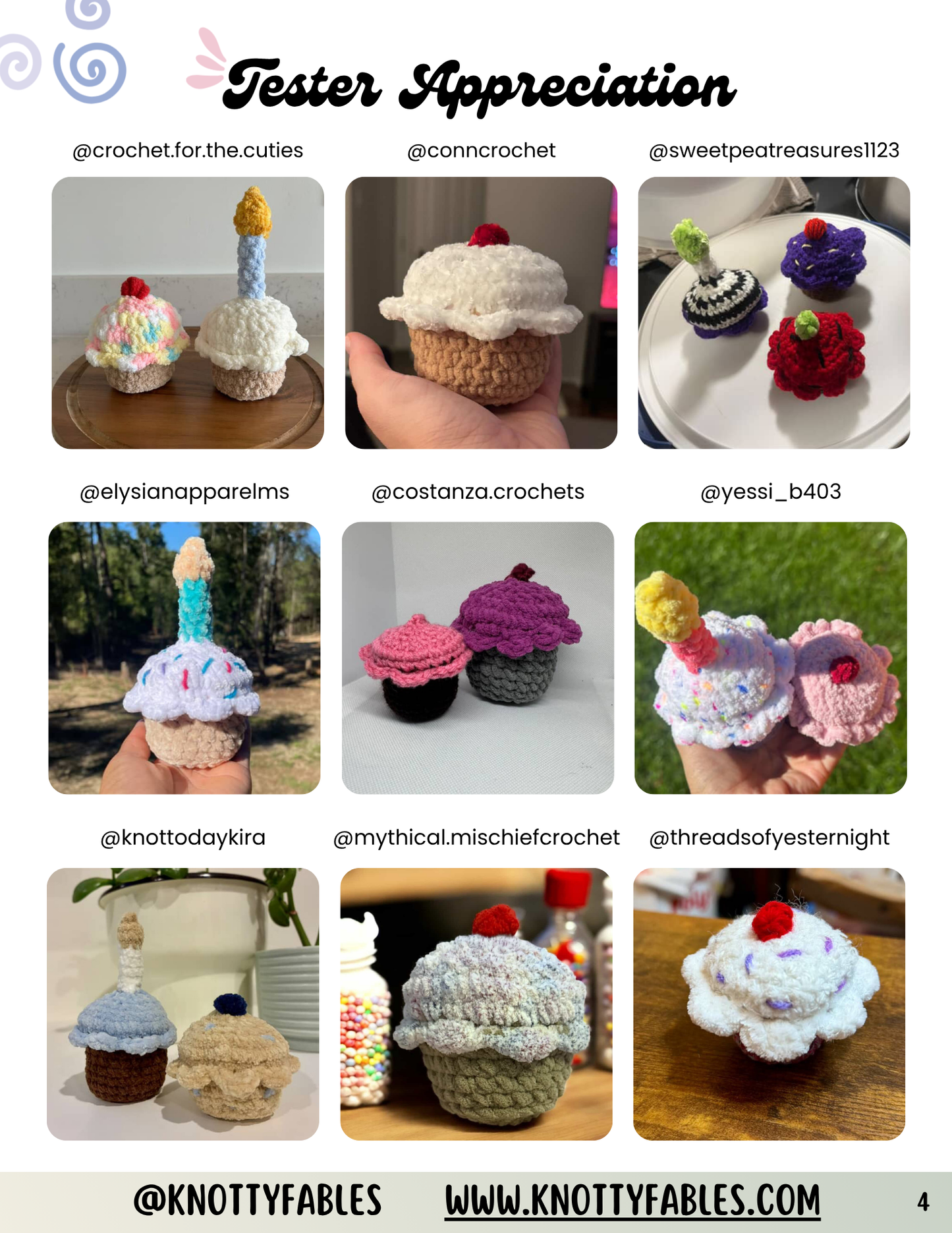 Cupcake Crochet Pattern (PDF ONLY)