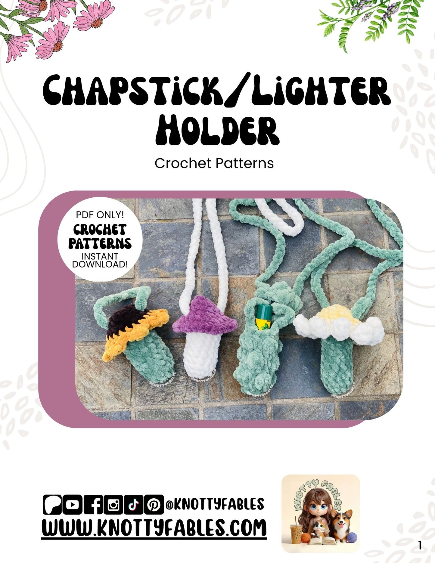 4-in-1 Chapstick/Lighter Crochet Patterns (PDF ONLY)