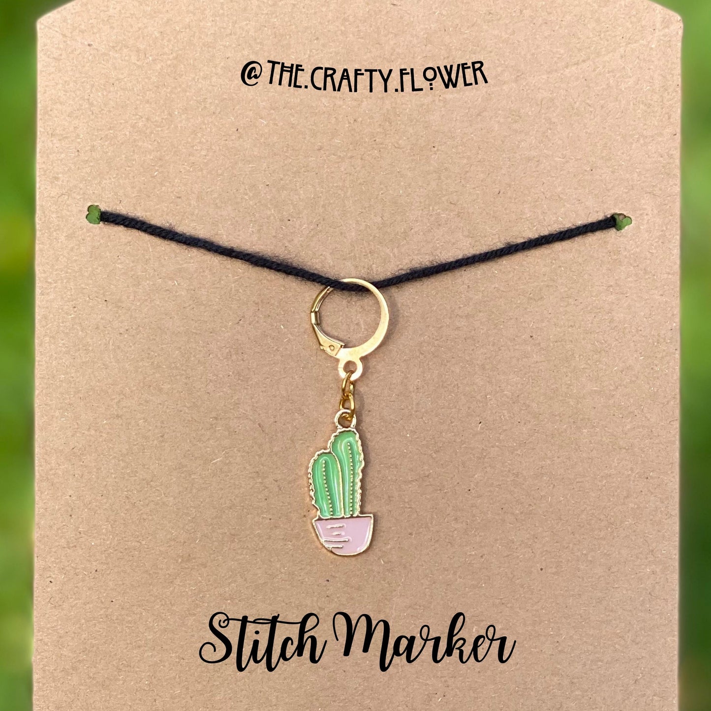 Cactus Stitch Marker
