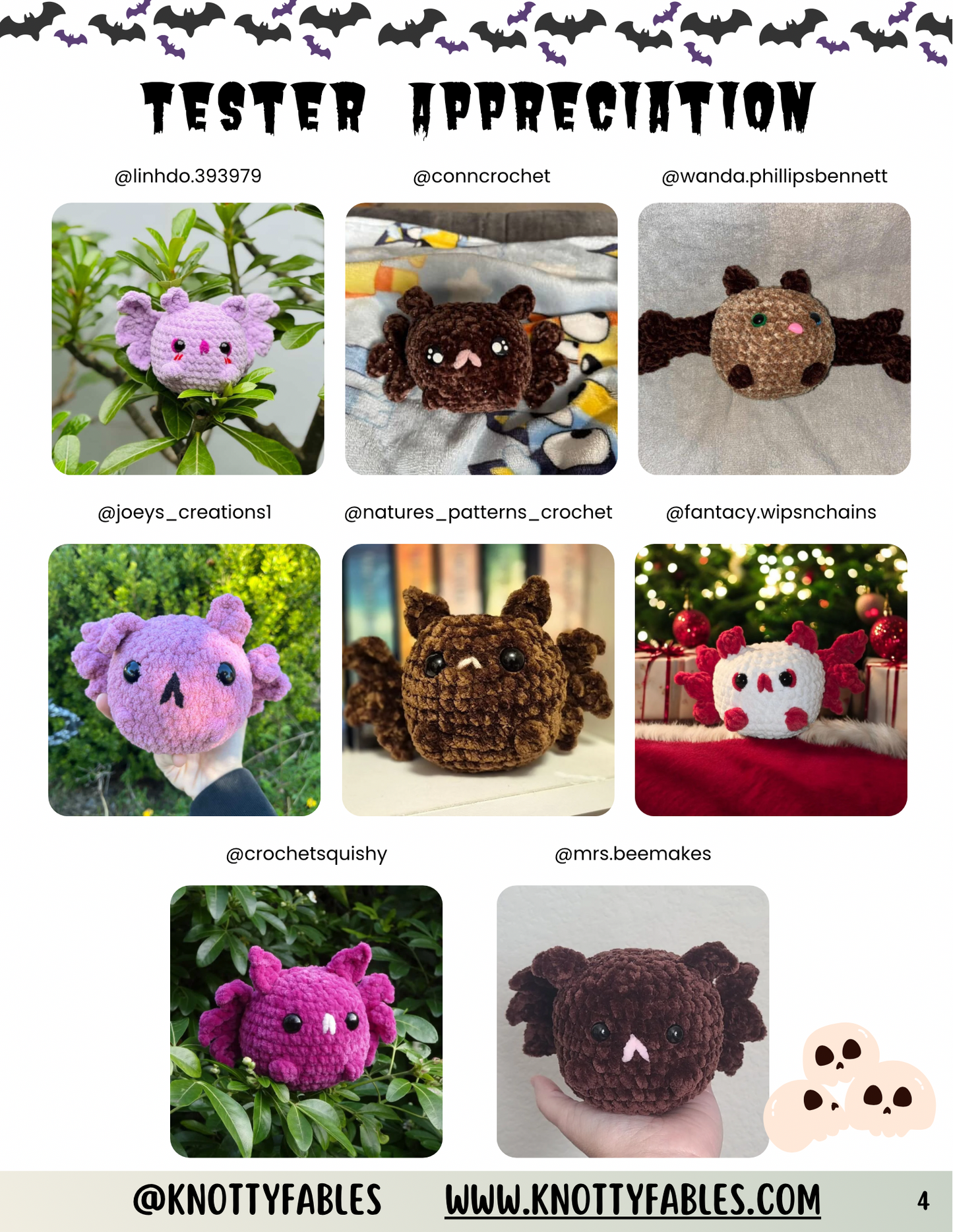 Belwing the Bat Crochet Pattern (PDF ONLY)