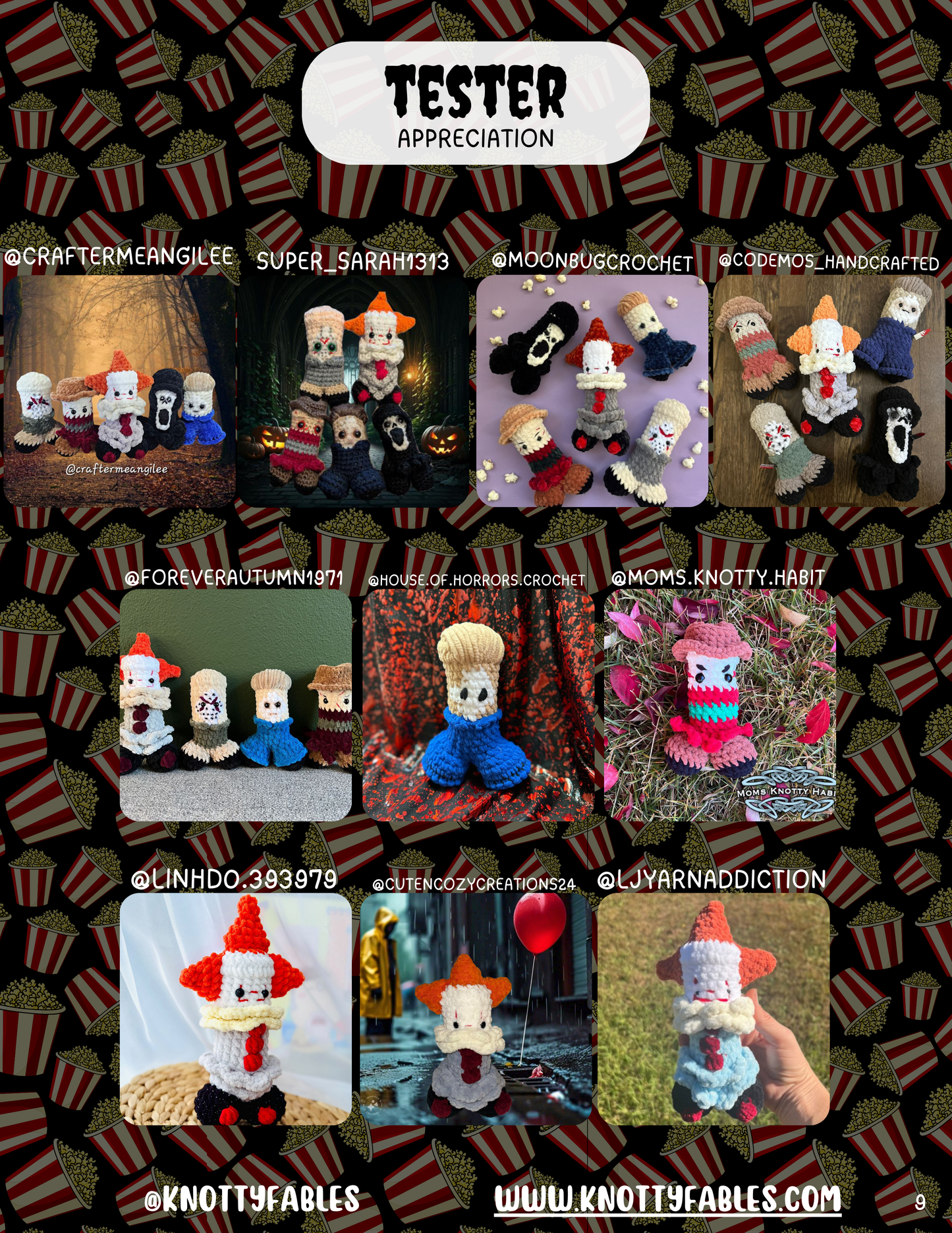 Scream Peens Crochet Patterns (PDF ONLY)