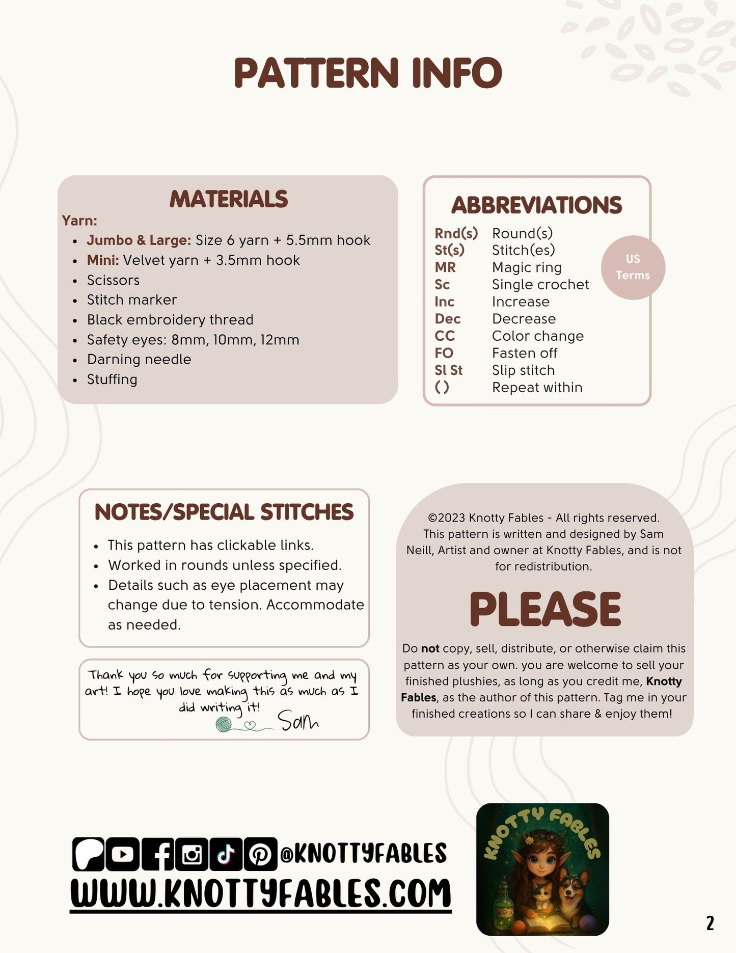 Chill Pill Pattern (PDF only)