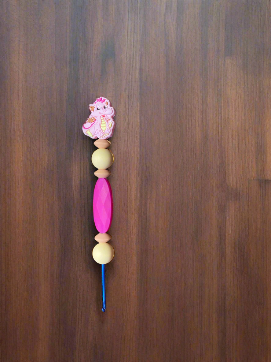 Pink Dragon - Crochet Hook (2mm)