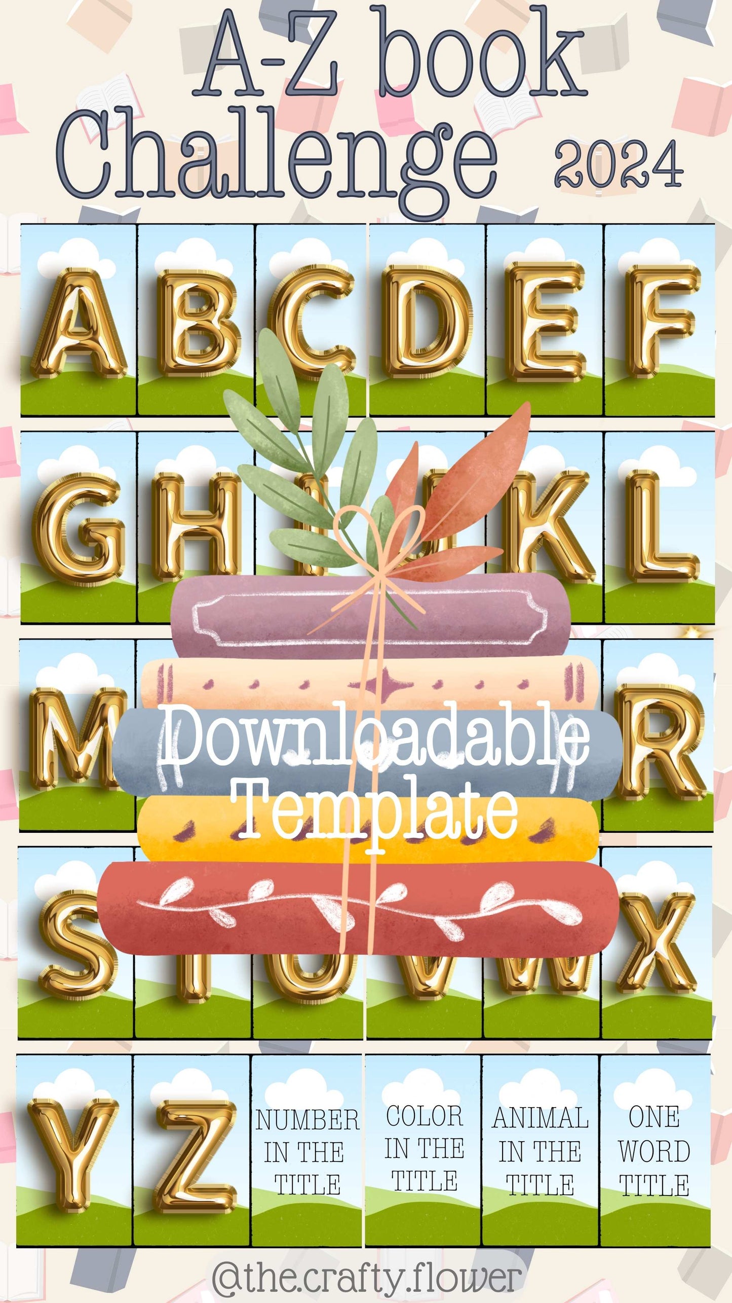 Bookish Reading Challenge 2024 Template