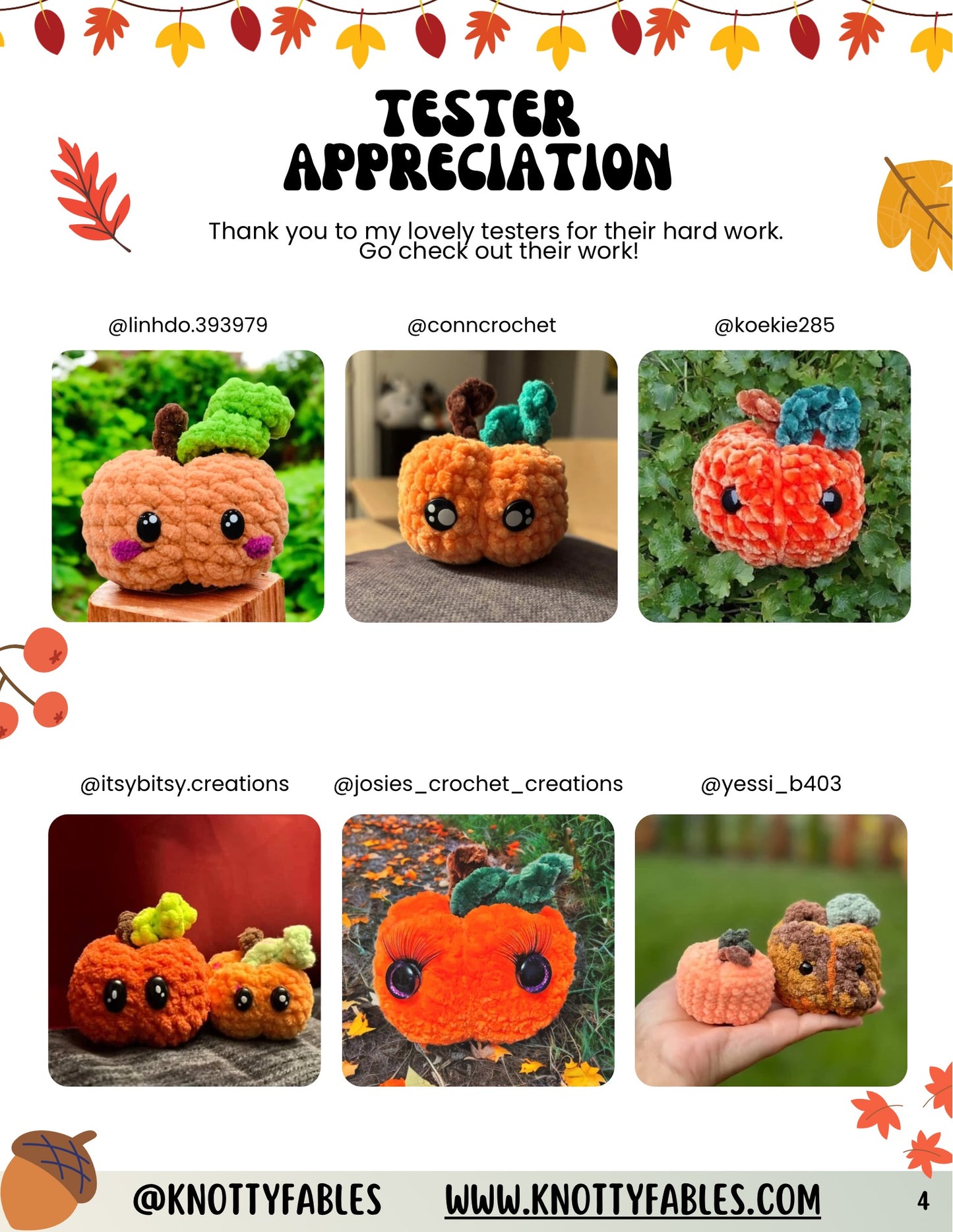 Pipsqueak Pumpkin Crochet Pattern (PDF ONLY)