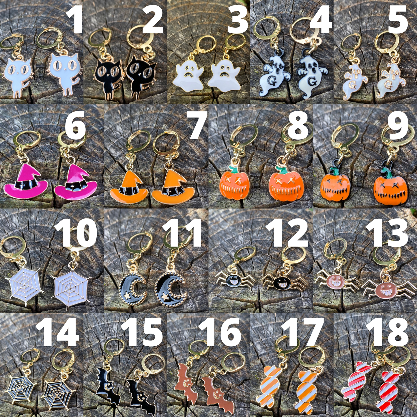 Spooky Dangle Earrings