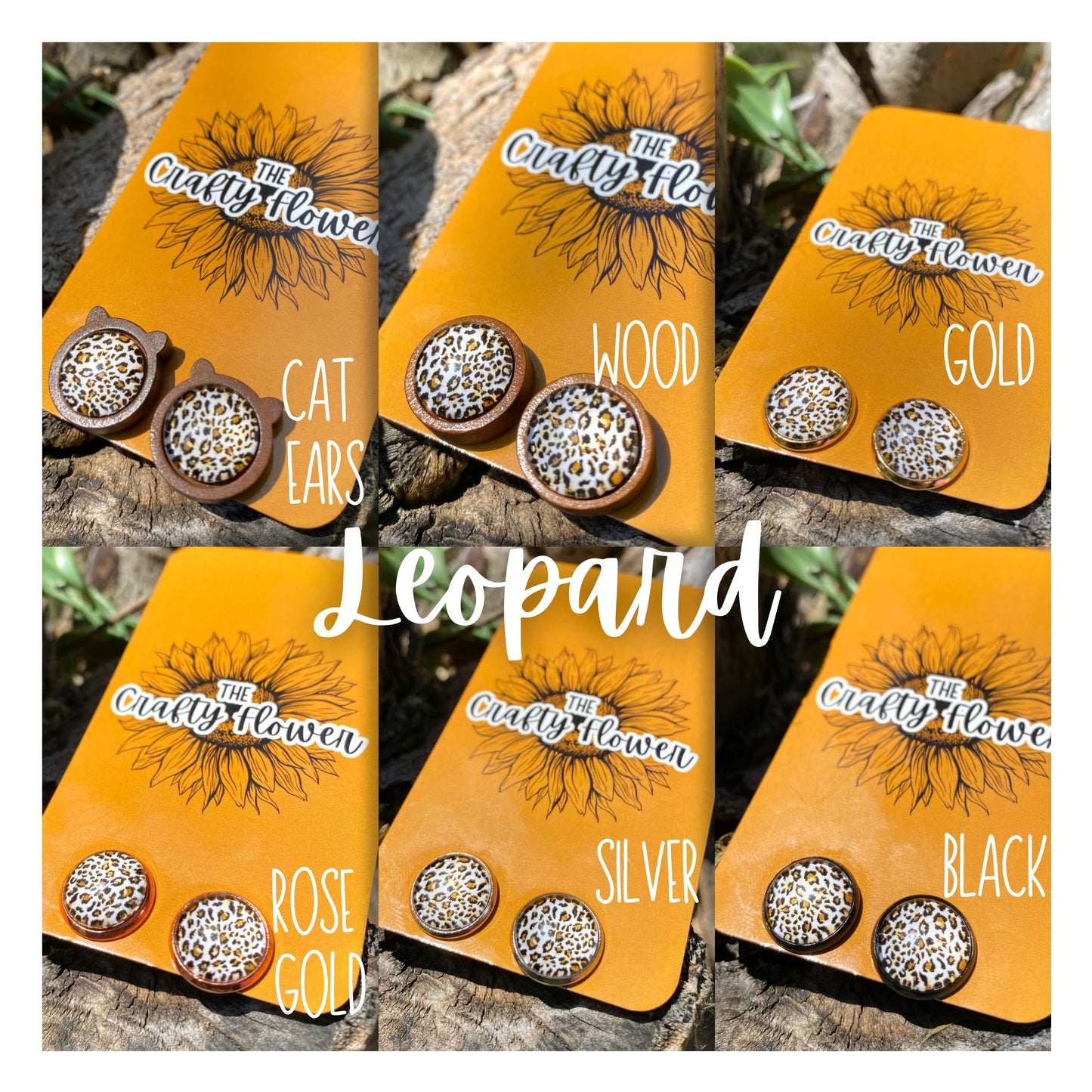 Leopard Earrings