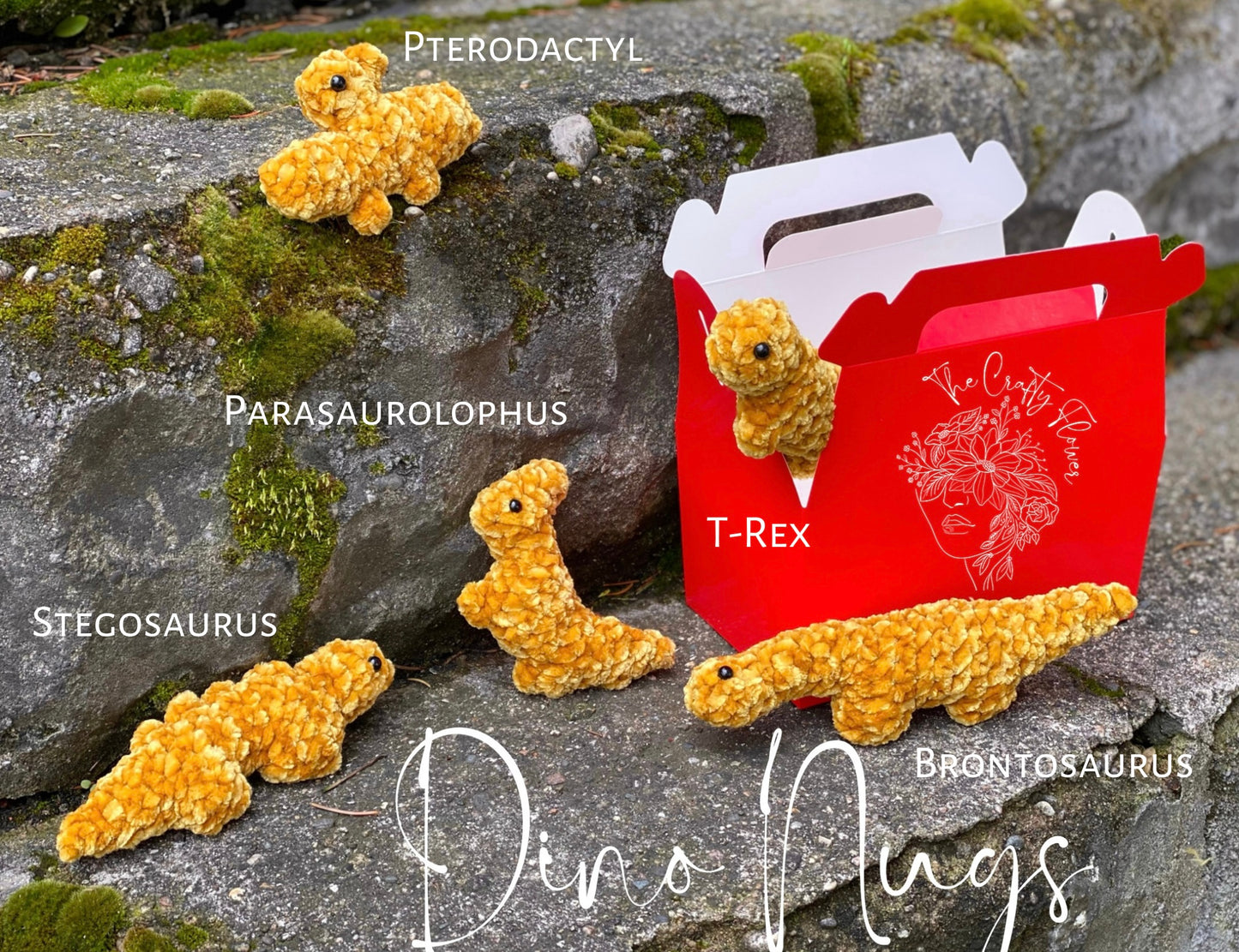 Dinosaur Chicken Nugget Plush