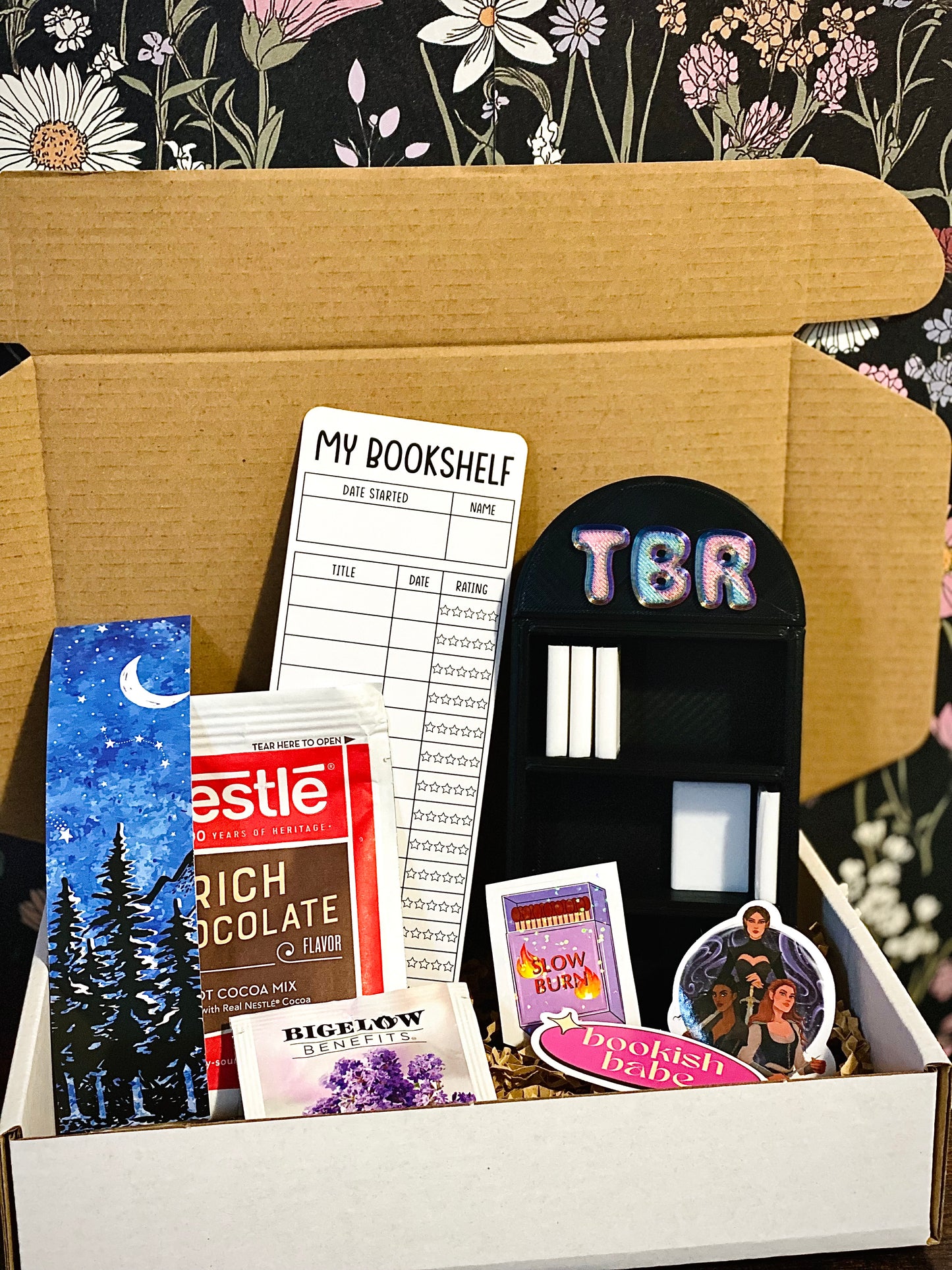TBR Mini Bookshelf Box