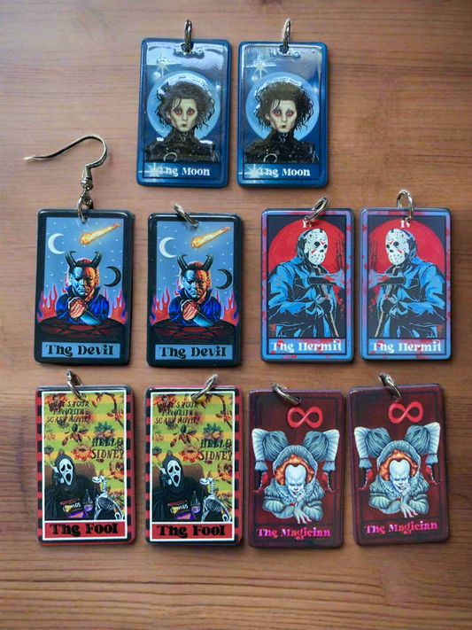 Spooky Boi Tarot Earrings