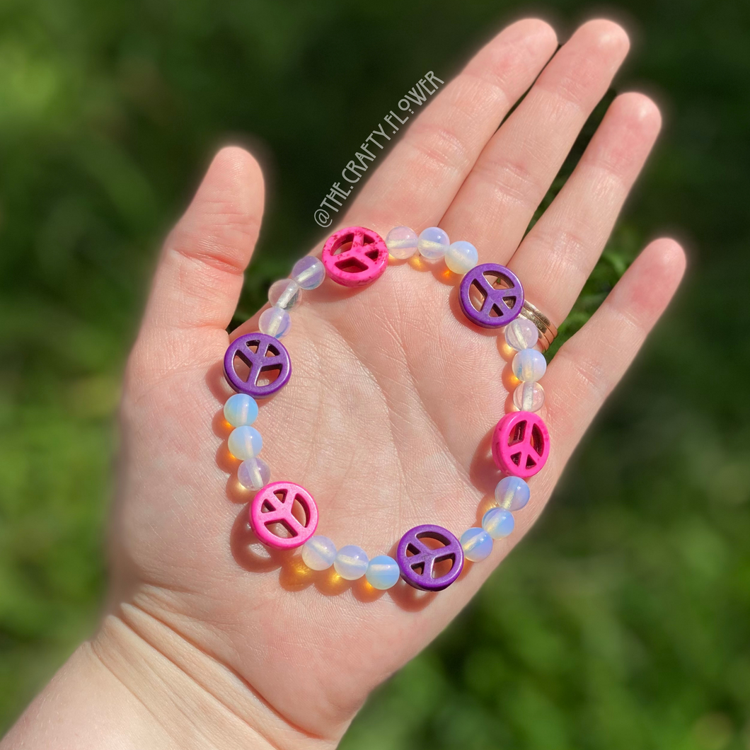 Peace Opalite Bracelet