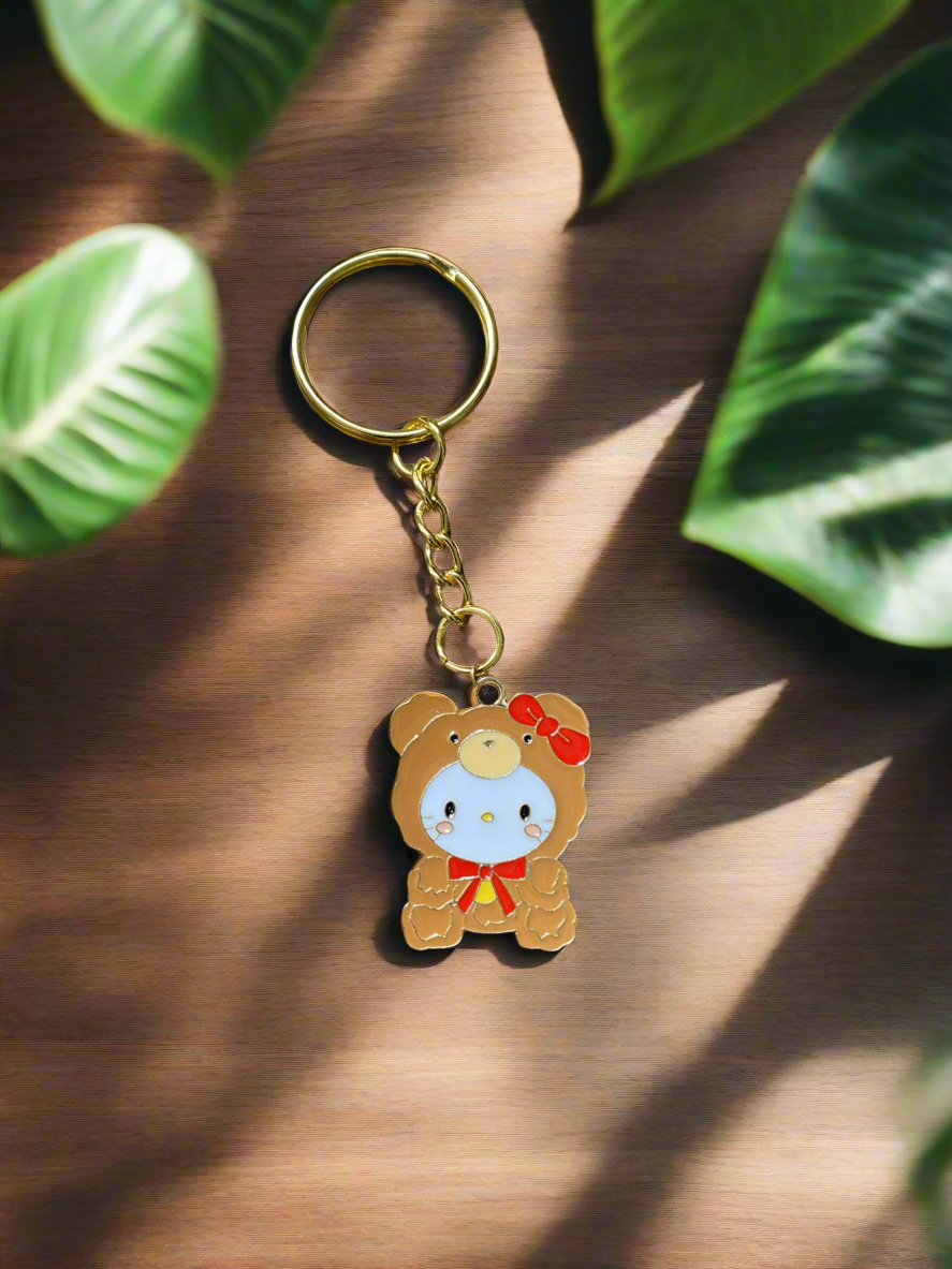 Hello Kitty Bear Keychain