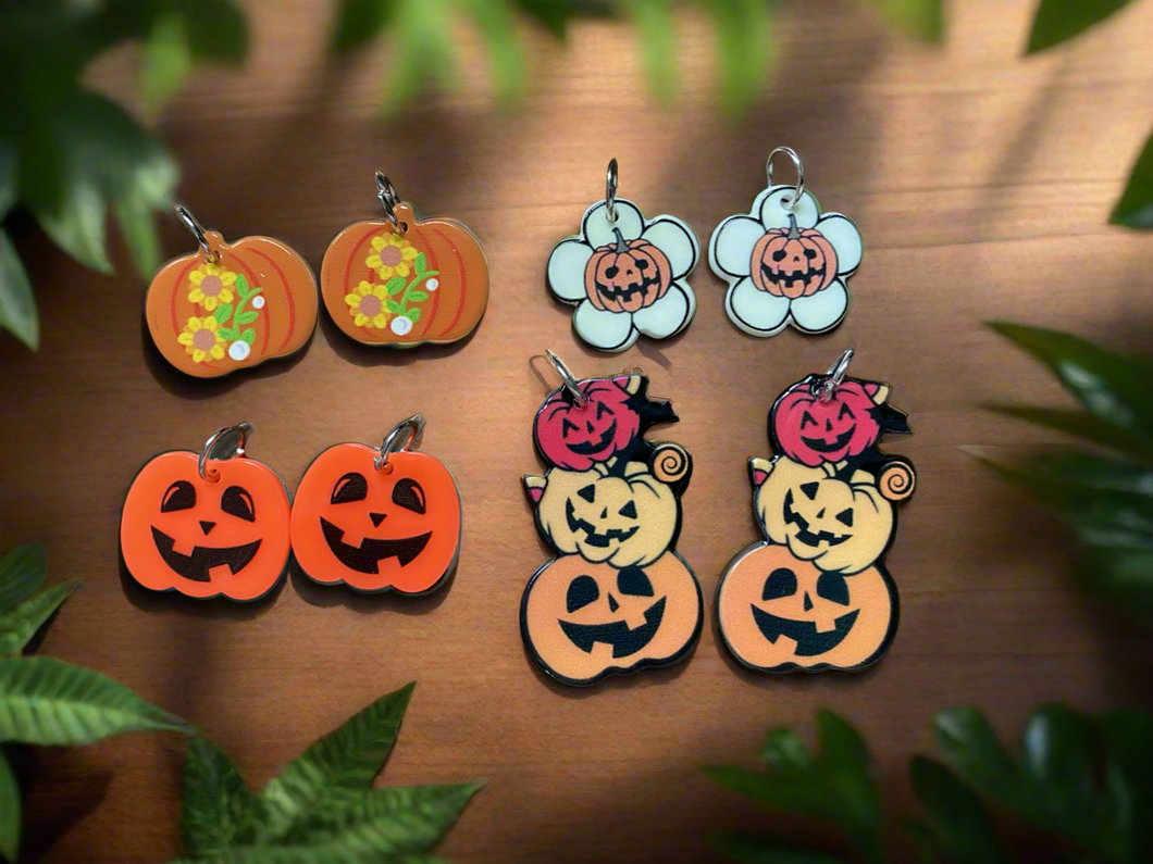 Pumpkin Earrings