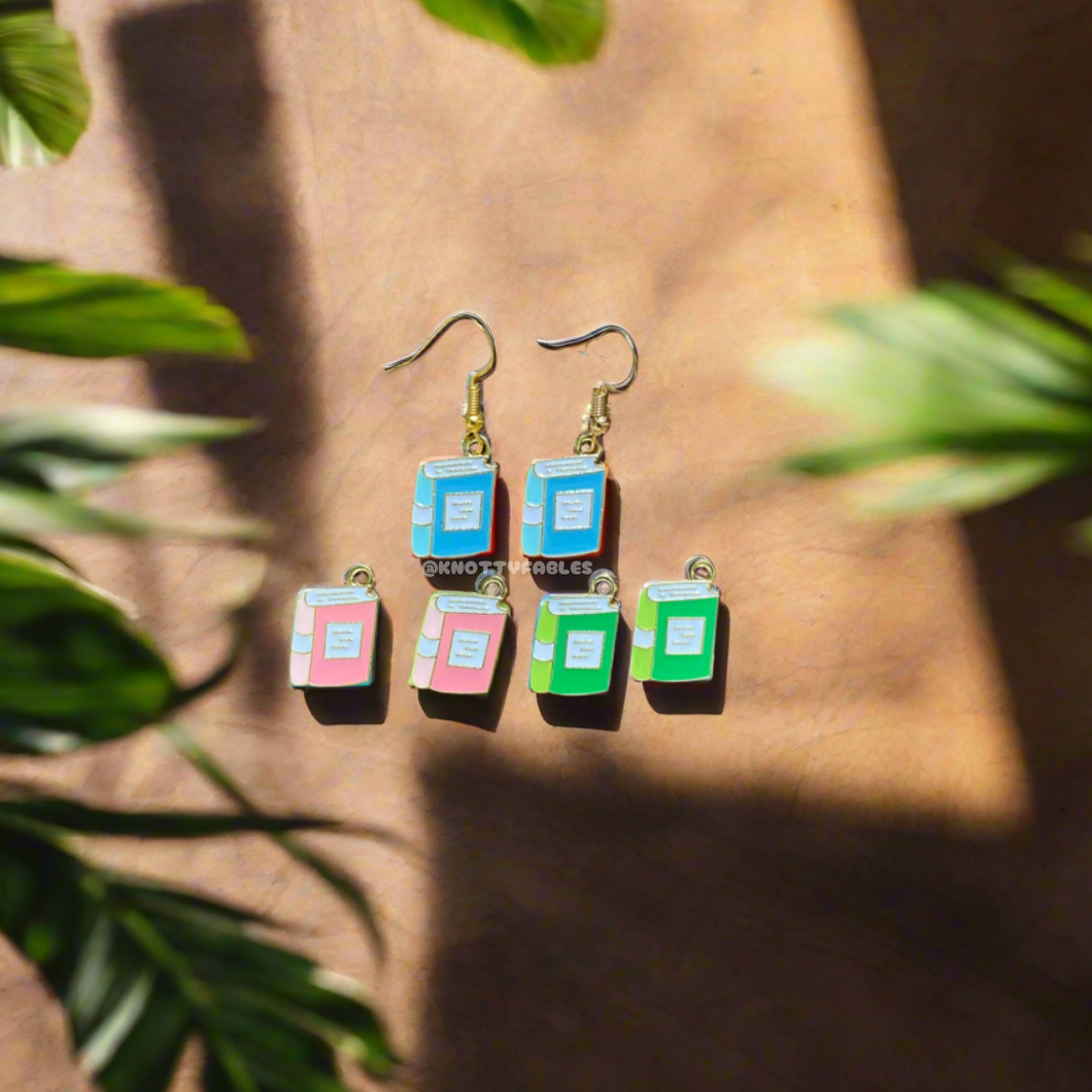 Book Earrings