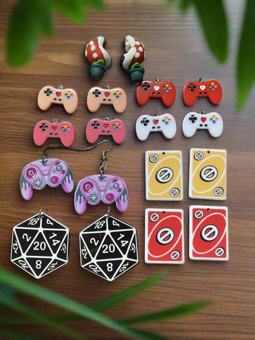 Retro Gamer Earrings