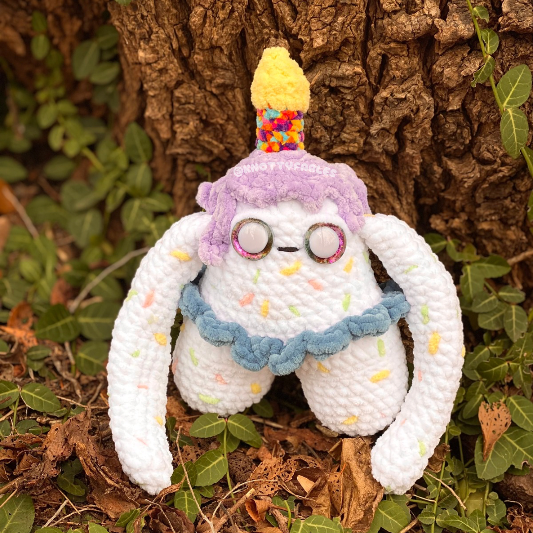 Crumble The Birthday Monster Crochet Pattern (PDF ONLY)