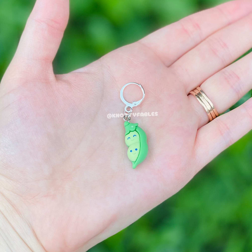 Two Peas in a Pod Stitch Marker