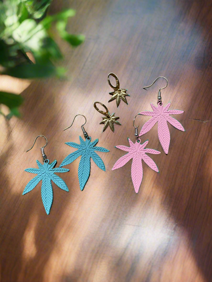 MaryJane Leaf Earrings