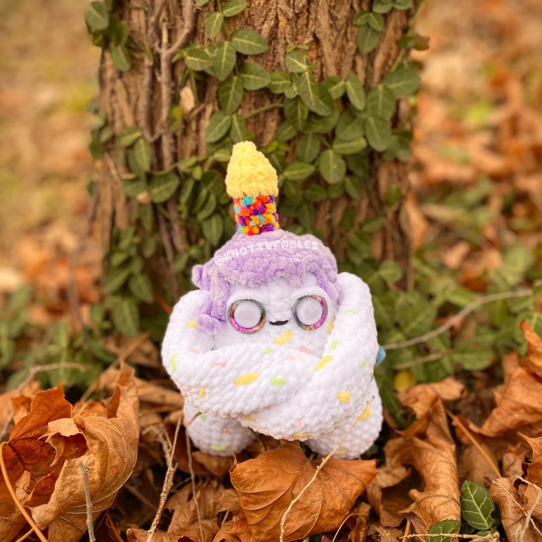 Crumble The Birthday Monster Crochet Pattern (PDF ONLY)