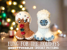 Load image into Gallery viewer, Hung for the Holidays Crochet Patterns (PDF ONLY)
