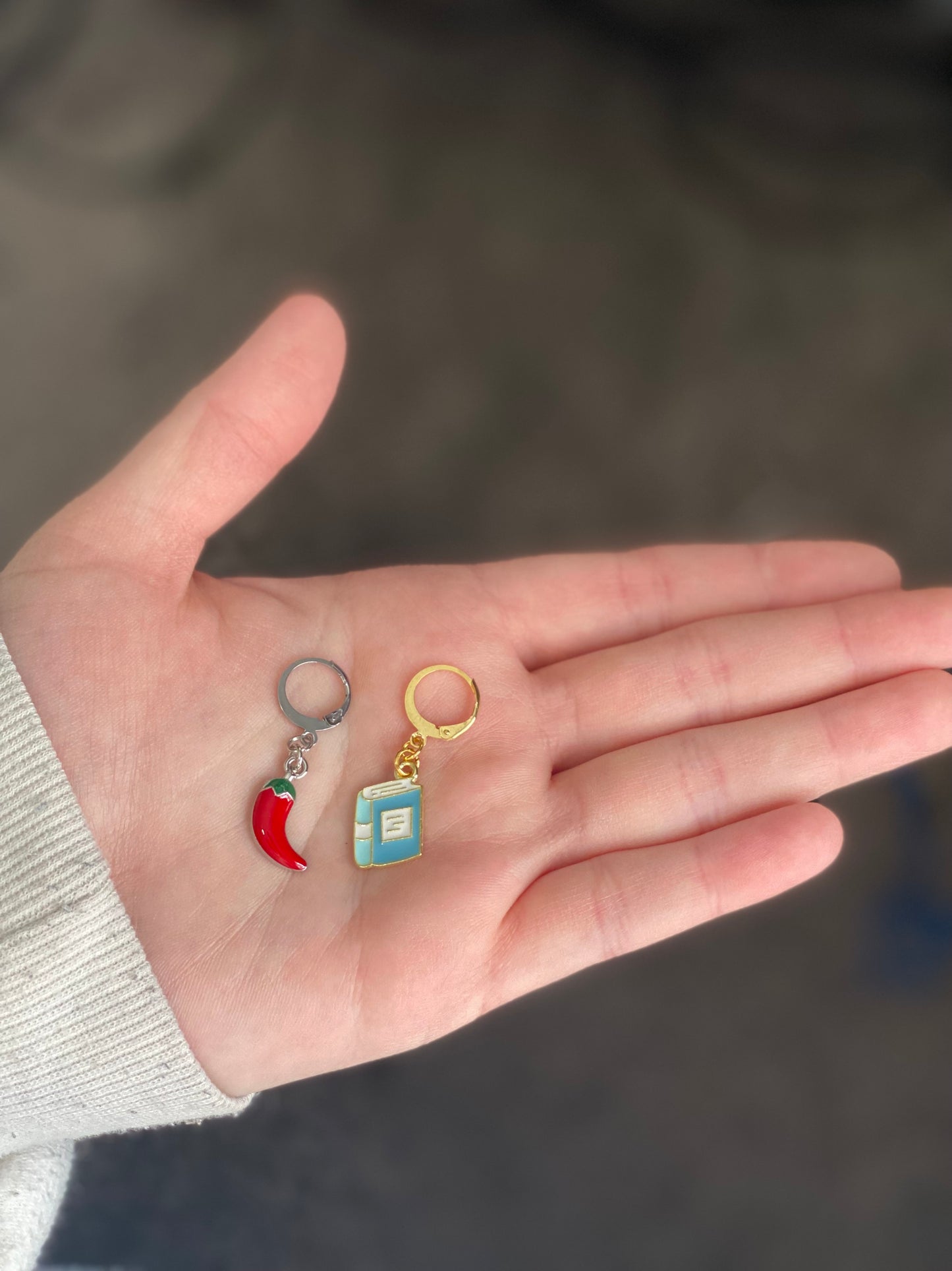 Spicy Book Stitch Marker