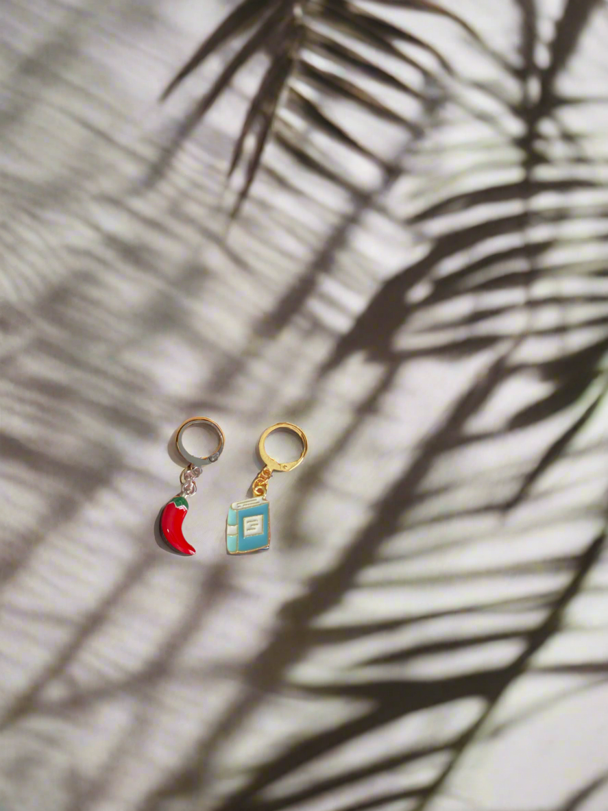 Spicy Book Stitch Marker