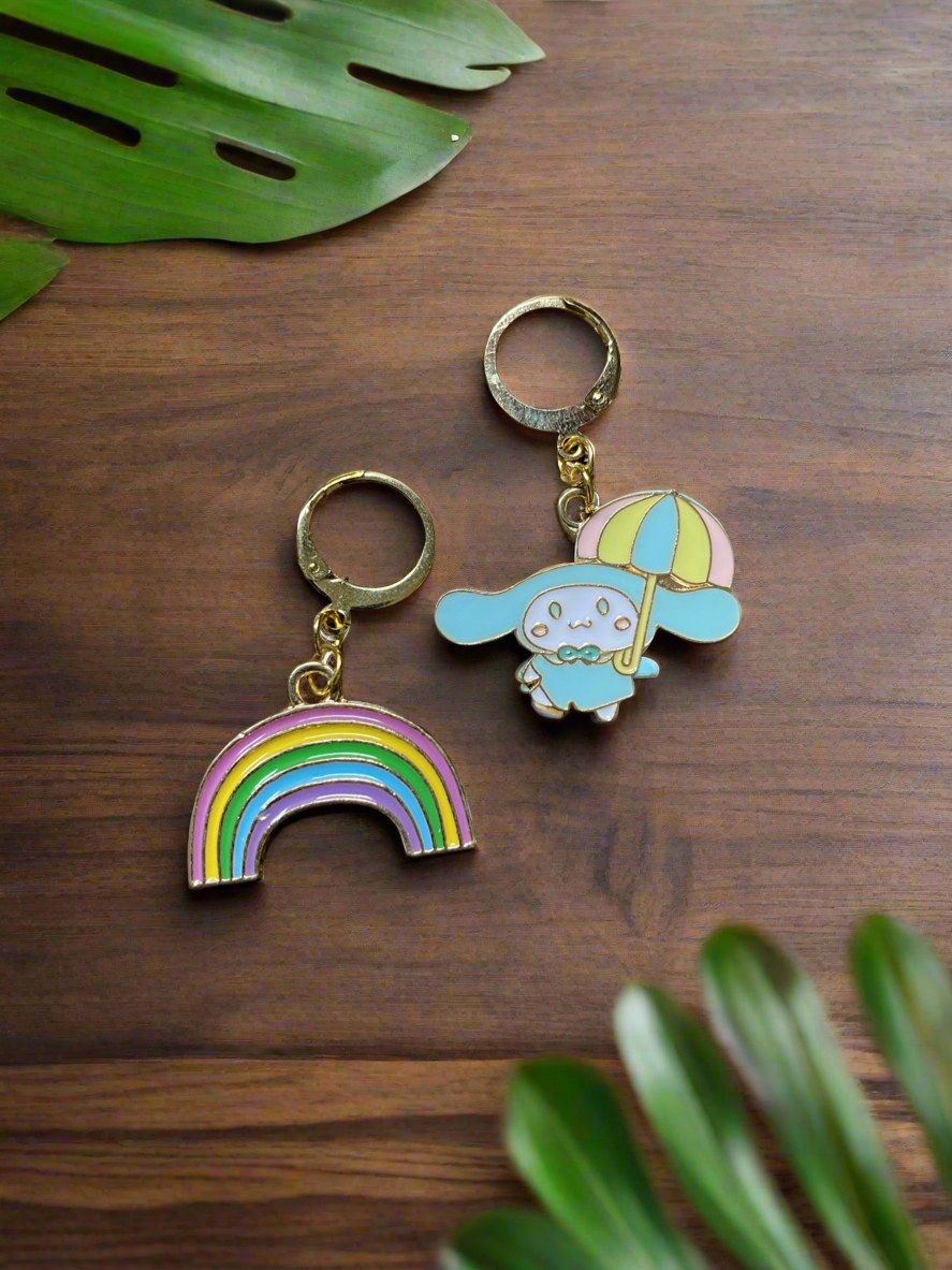 CinnamoRainbow Stitch Marker Set (2)