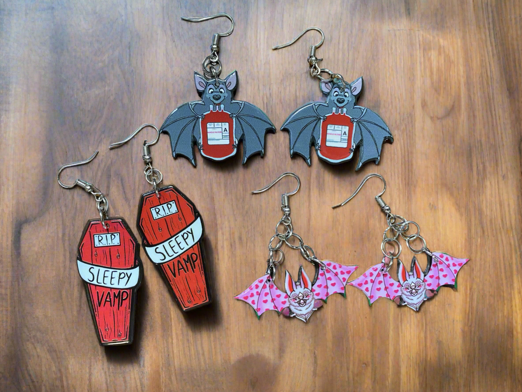 Vampire Earrings