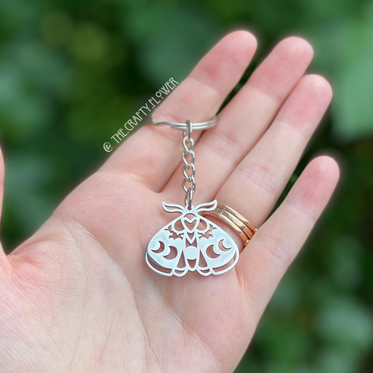 Moth Keychain