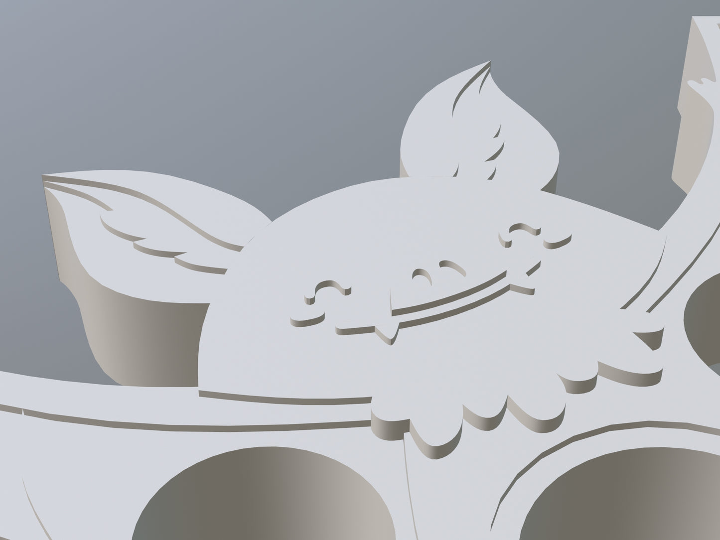 3D Printable Bat Safety Eye Gizmo (OBJ File)