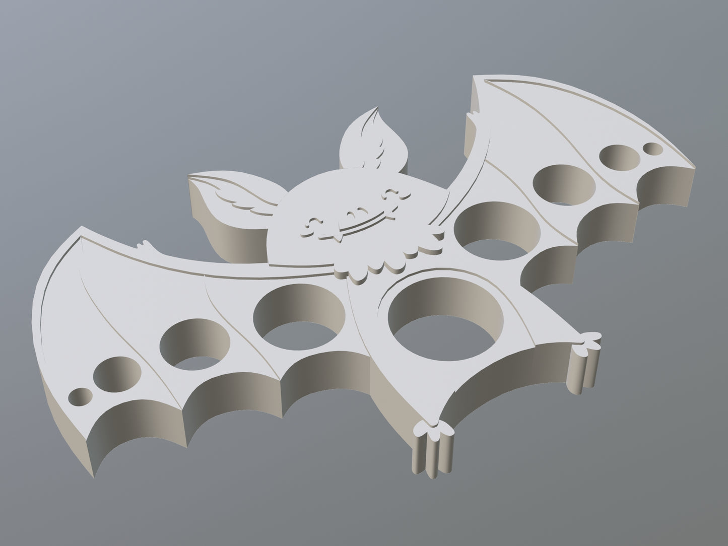 3D Printable Bat Safety Eye Gizmo (OBJ File)