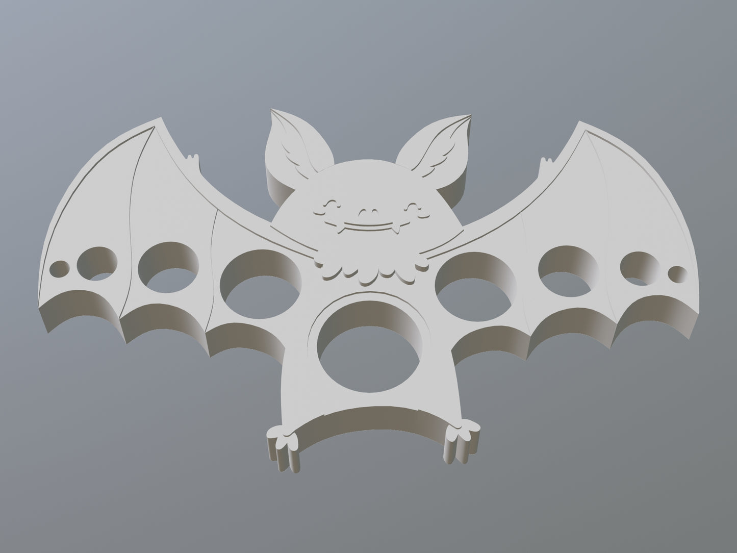 3D Printable Bat Safety Eye Gizmo (OBJ File)