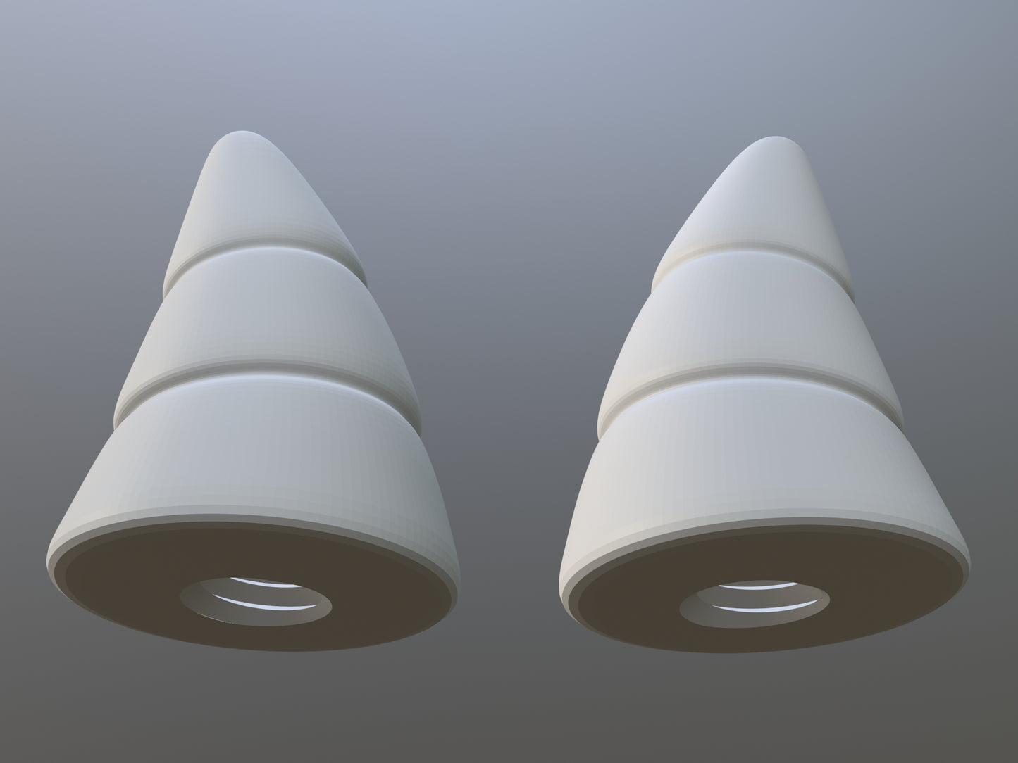 3D Printable Horn: Amigurumi Crochet Dragon Doll Accessory (OBJ File)