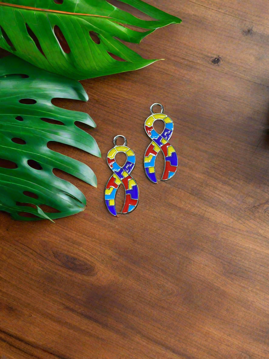 Autism Ribbon Earrings