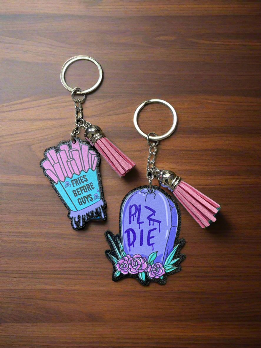 Pastel Gothic Keychain