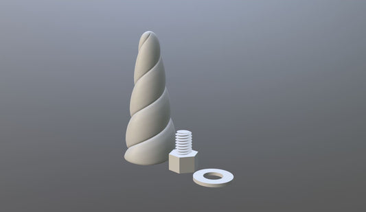 Unicorn Horn Digital File for Amigurumi/Crochet/Knit/Sewing