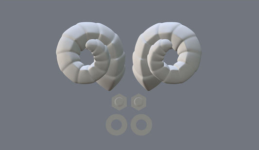 Ram Horn Digital File for Amigurumi/Crochet/Knit/Sewing