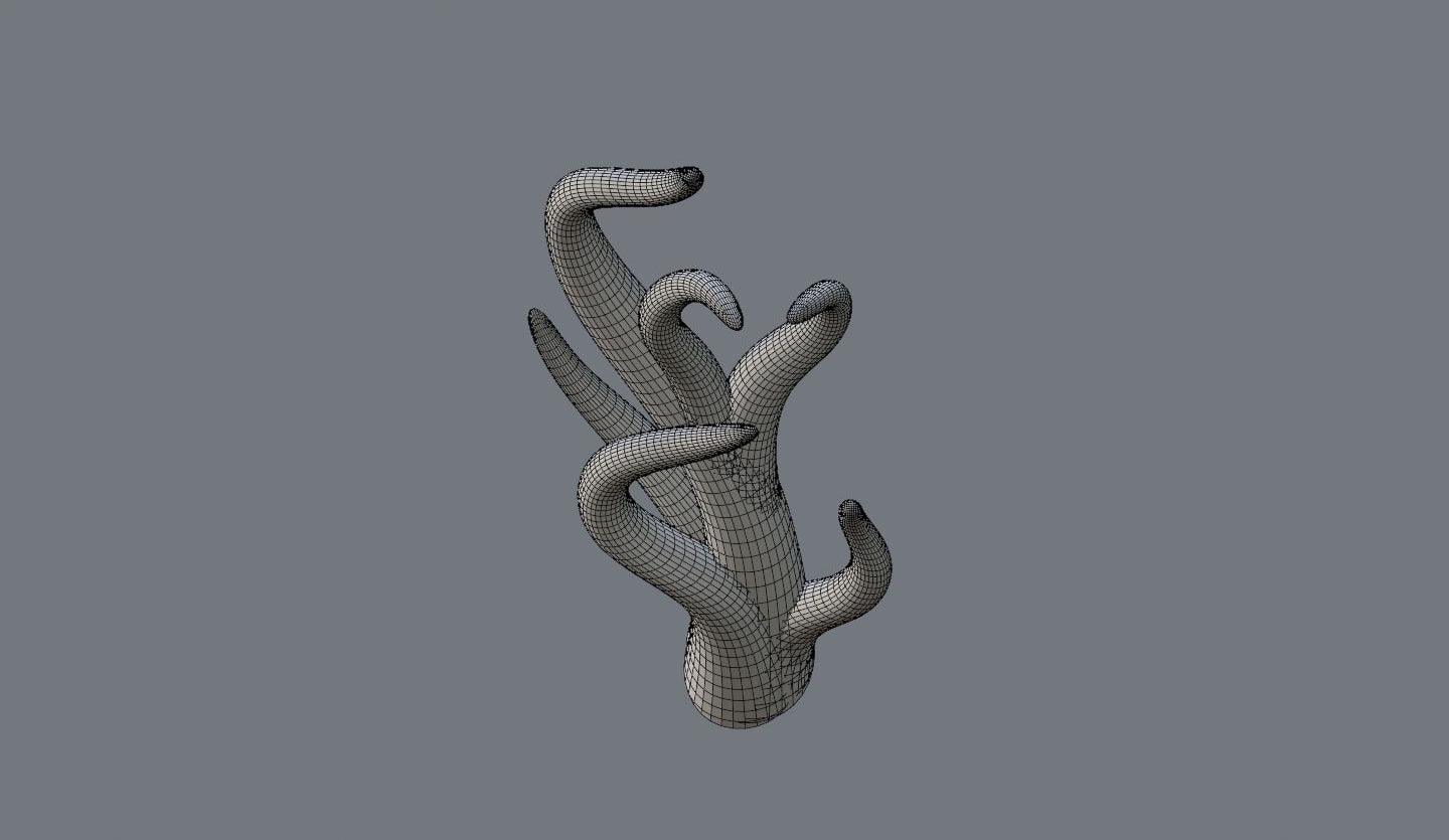 Dragon Horn Headband Digital File for Headpiece