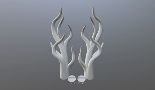 Dragon Horn Headband Digital File for Headpiece