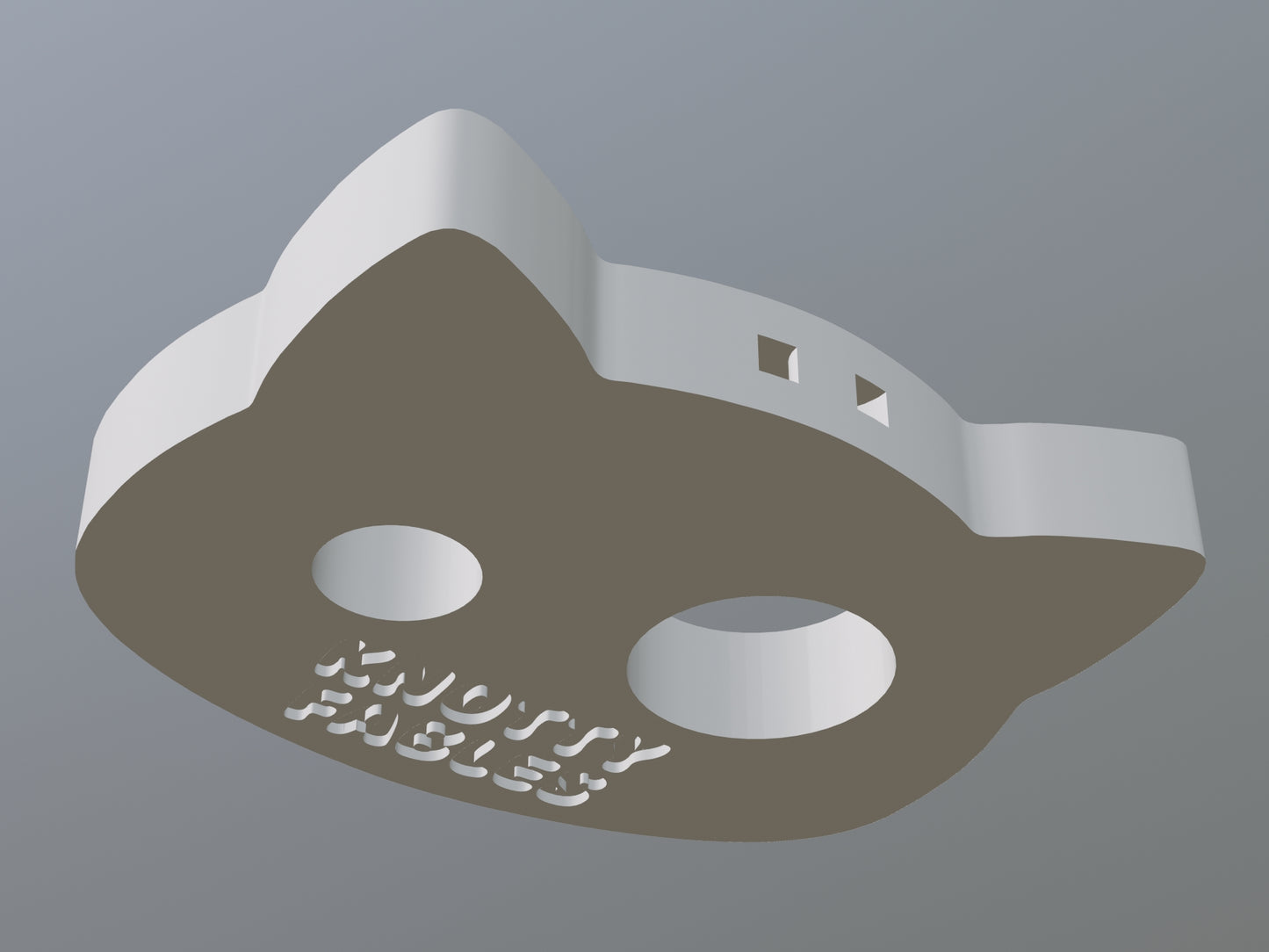 3D Printable Cat Safety Eye Gizmo (OBJ File)