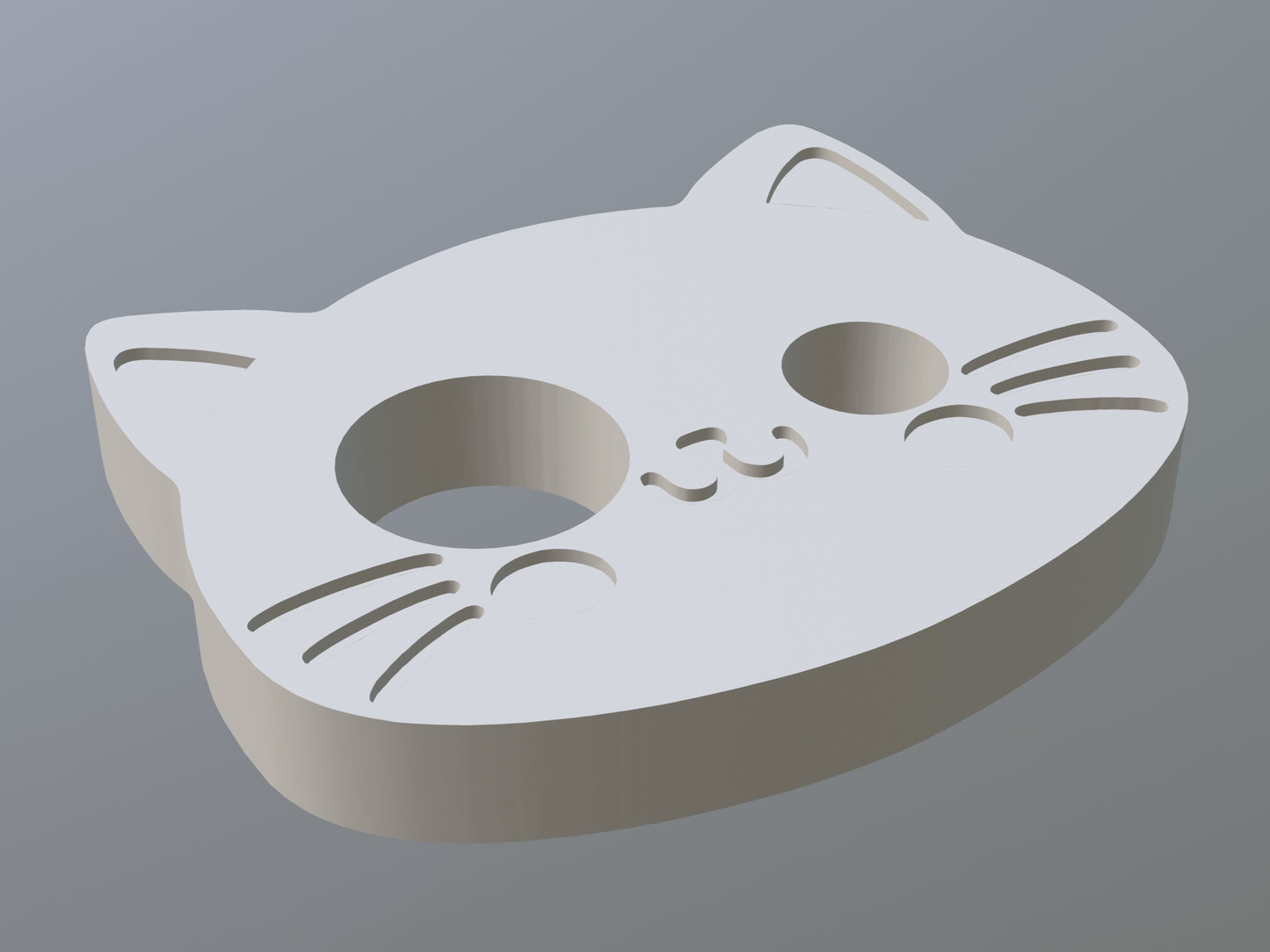 3D Printable Cat Safety Eye Gizmo (OBJ File)