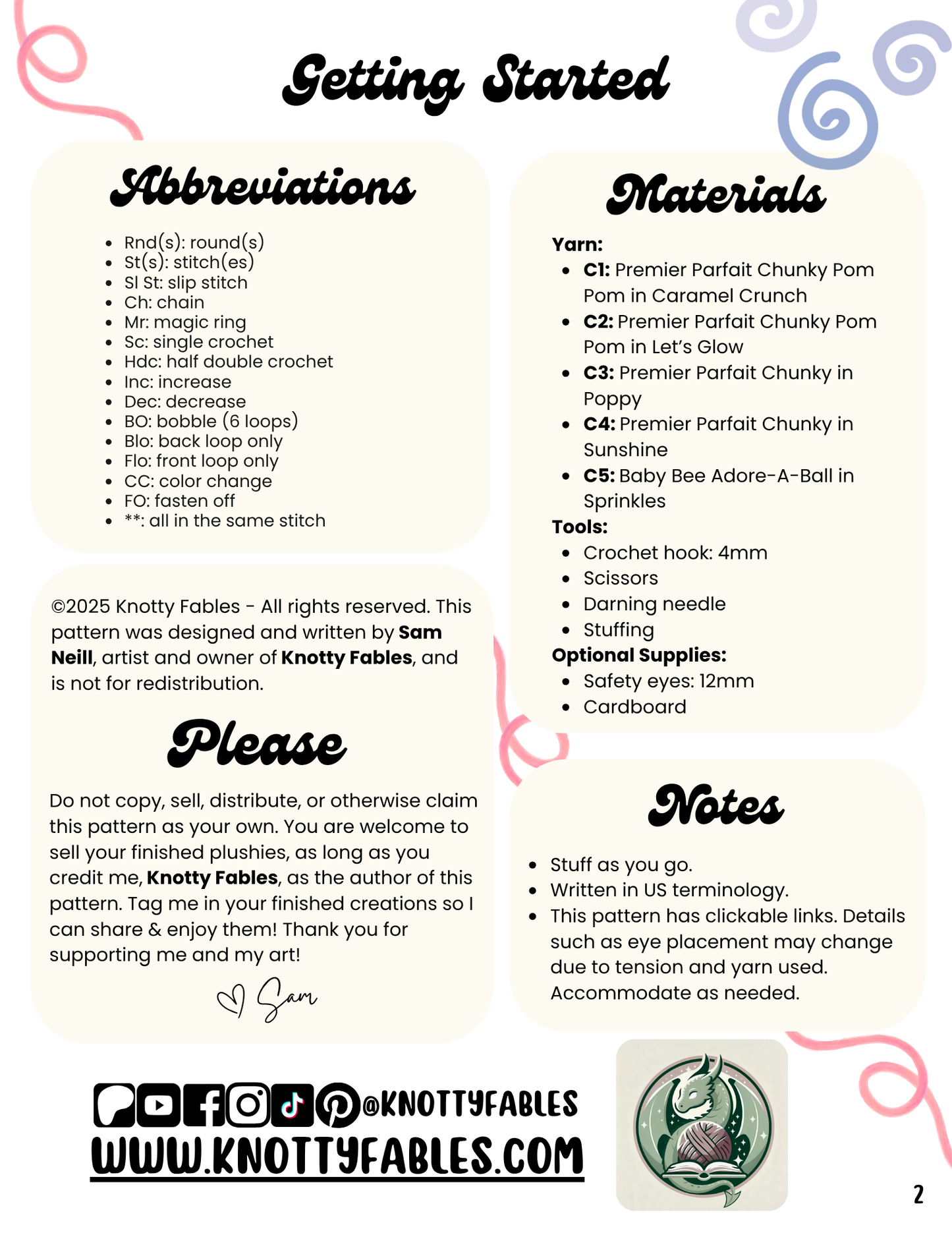 Cupcake Crochet Pattern (PDF ONLY)