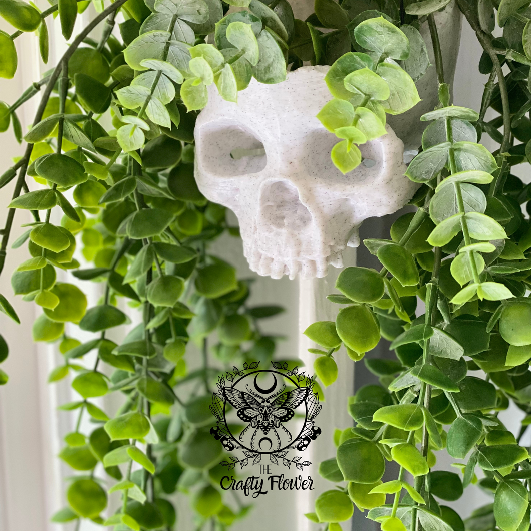 Skull Hanging Planter