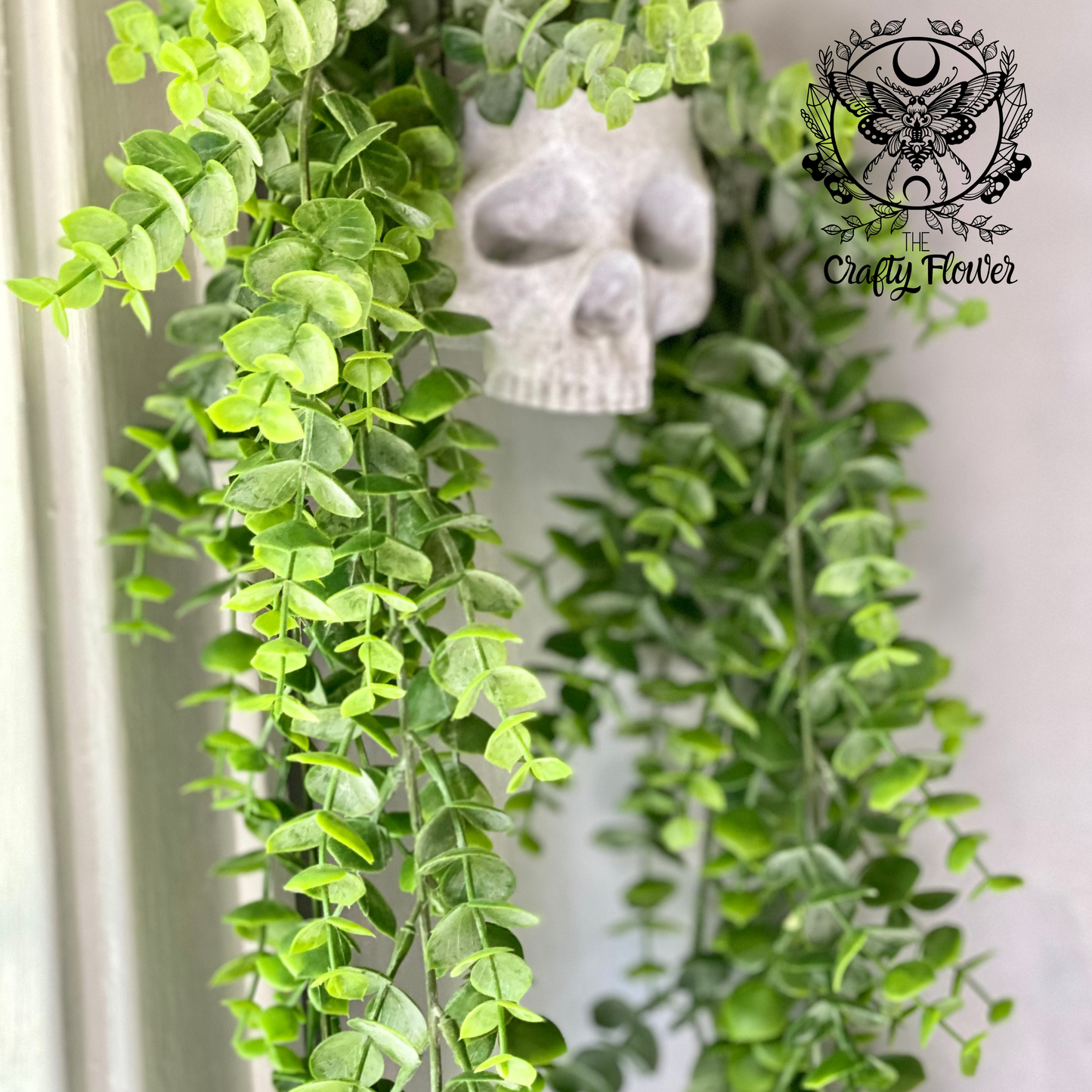 Skull Hanging Planter