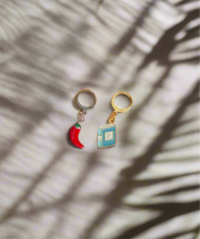 Spicy Book Stitch Marker