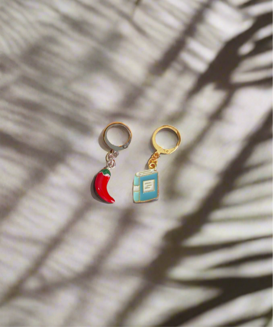 Spicy Book Stitch Marker