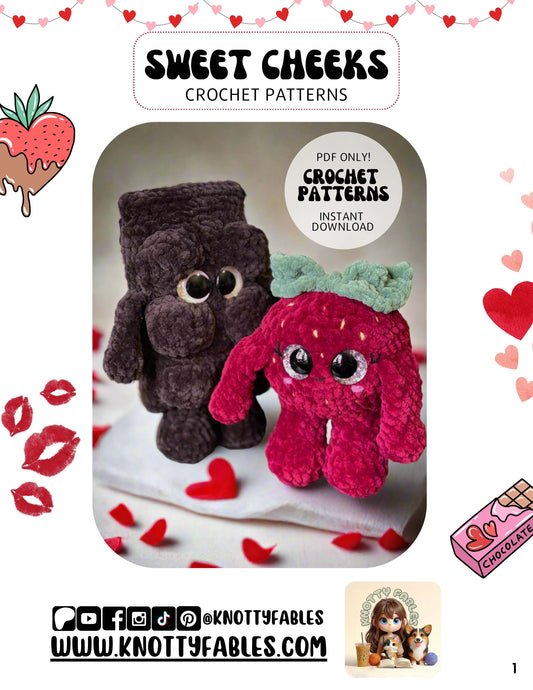 Sweet Cheeks Crochet Patterns (PDF ONLY)